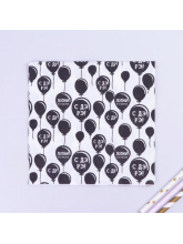 Салфетки бумажные «С днём рождения», воздушные шары, набор 20 шт.