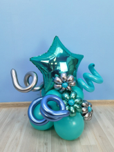 Подставка из шаров для фонтана "Звёздочка"