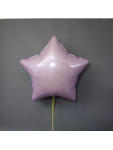 Звезда розовая (матовая) 40 см