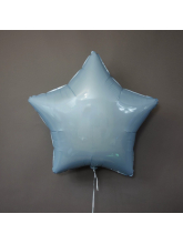  Звезда голубая (матовая) 40 см