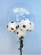Прозрачный шар "Футбольный"