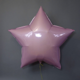 Звезда розовая матовая 75 см