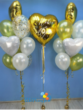 Набор шаров "Золотая любовь"