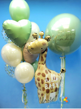 Набор шаров "Hello Baby" (жирафик)