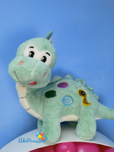 Мягкая игрушка "Динозаврик Динк", мятный, 45 см
