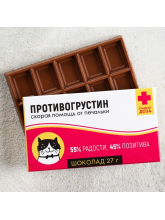Шоколад «Противогрустин», 27 г