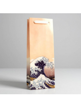 Пакет ламинированный под бутылку «Море», 13 x 36 x 10 см