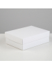 Коробка картонная без окна, белая, 16,5 х 12,5 х 5,2 см