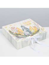 Складная коробка подарочная «Лесная сказка», 20 × 18 × 5 см